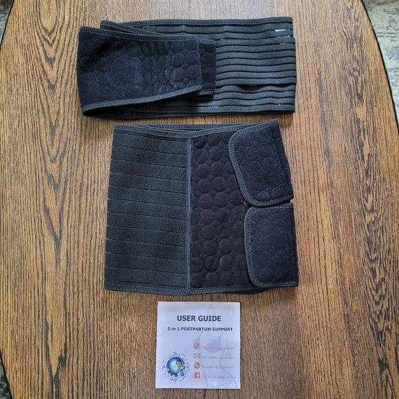 2 in 1 Postpartum Support Recovery Belly Wrap Waist/Pelvis Belt Plus Size NEW - Picture 6 of 10